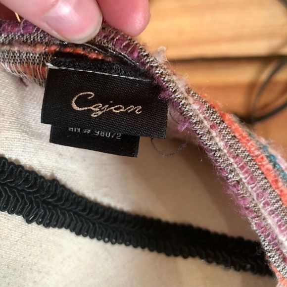 Textured Stripe Ruana Wrap - Picture 3 of 8